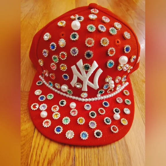 Colorful Gem-Embellished Woman's NewEra Snapback - Picture 4 of 5